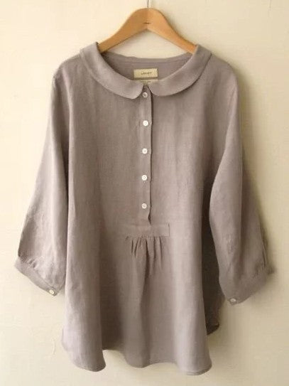 Baby Collar Pullover Sleeve Shirt